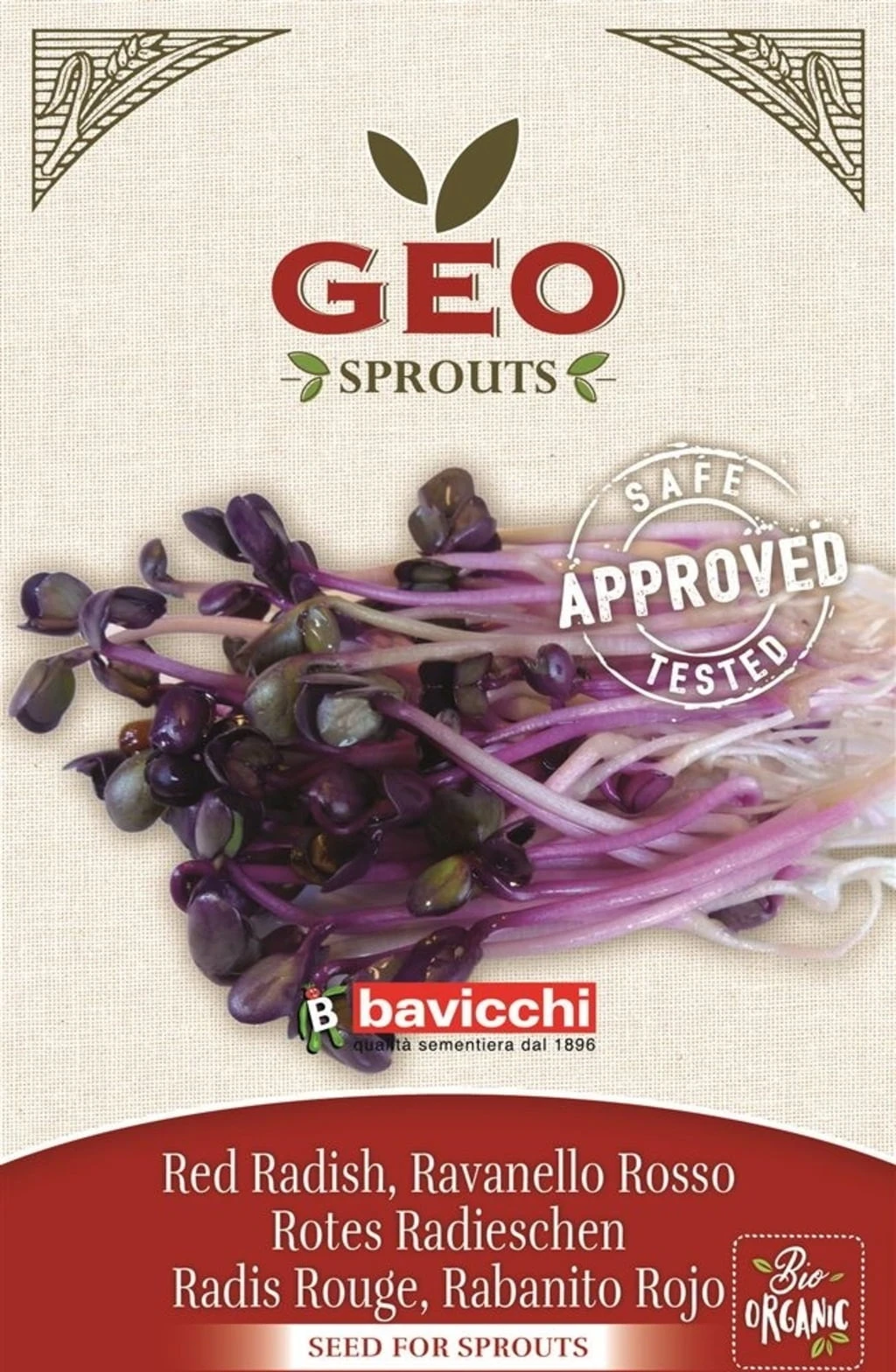 Bio Keimsprossen "Rotes Radieschen", 15 G 4 Bio Keimsprossen "Rotes Radieschen", 15 G – Bild 2