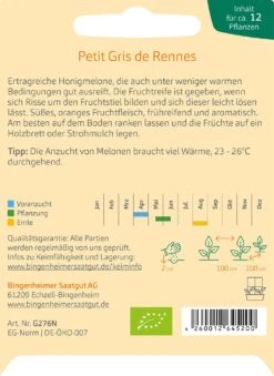 Zuckermelone "Petit Gris De Rennes"