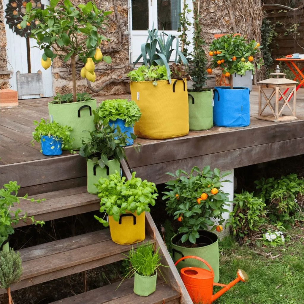 Pflanztasche Aus Geotextil ∅ 20 Cm, Grün 8 Pflanztasche Aus Geotextil ∅ 20 Cm, Grün – Bild 6