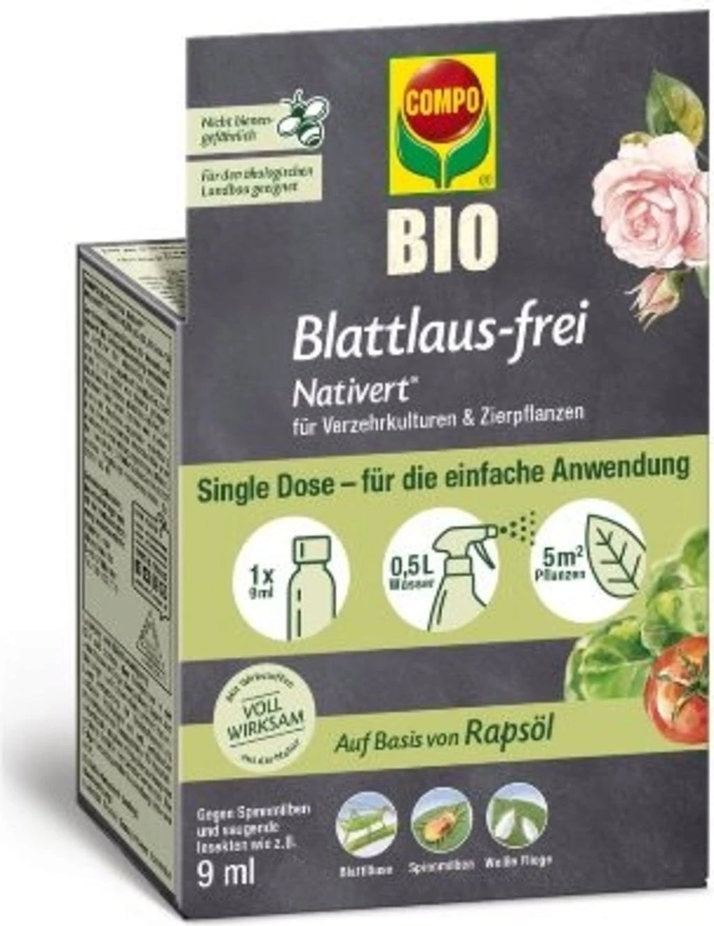 Compo Bio Blattlaus-frei Nativert® - Single Dose, 9 Ml - Pfl.Reg.Nr. 3852-901 3 Compo Bio Blattlaus-frei Nativert® - Single Dose, 9 Ml - Pfl.Reg.Nr. 3852-901