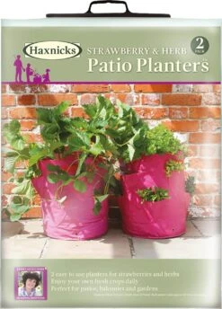Erdbeer- & Kräuterpflanztasche Im Set, 2 Stück -Windhager || Compo Verkäufe haxnicks erdbeer kraeuterpflanztasche im set 2 st 1666034 de
