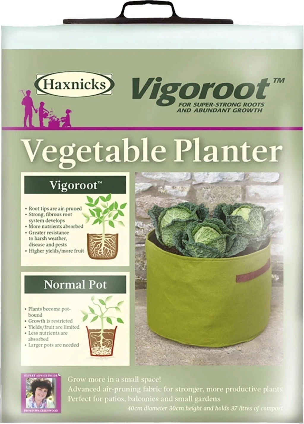 Vigoroot Gemüsepflanztasche 3 Vigoroot Gemüsepflanztasche