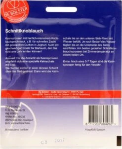 Keimsprossen "Schnittknoblauch", 20 G -Windhager || Compo Verkäufe keimsprossen schnittknoblauch 20 g 1650486 de