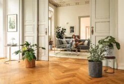 LECHUZA Pflanzgefäß TRENDCOVER "Kork" 32, Dark Natural -Windhager || Compo Verkäufe komplett set trendcover kork 32 1161809 de