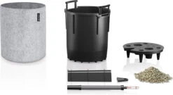 LECHUZA Pflanzgefäß TRENDCOVER "Filz" 23, Dark Grey -Windhager || Compo Verkäufe lechuza pflanzgefaess trendcover filz 23 1677493 de