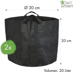 Pflanzensack, 4 X 20 L
