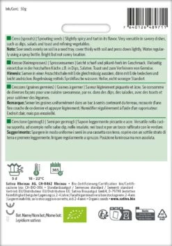 Bio Keimsprossen "Kresse" -Windhager || Compo Verkäufe sativa bio keimsprossen kresse 1683187 de