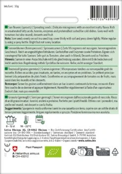 Bio Keimsprossen "Sonnenblumen"