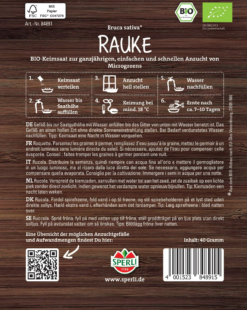 Bio Microgreen-Saat "Rauke" 5 Bio Microgreen-Saat "Rauke" -Windhager || Compo Verkäufe sperli bio microgreen saat rauke 1385066 de