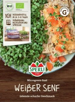 Bio Microgreen-Saat "Weißer Senf" 5 Bio Microgreen-Saat "Weißer Senf" -Windhager || Compo Verkäufe sperli bio microgreen saat weisser senf 1 pkg 1108399 de