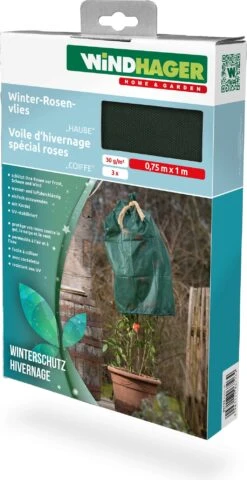 Windhager Winter-Rosenvlies-Haube, 3 Stück
